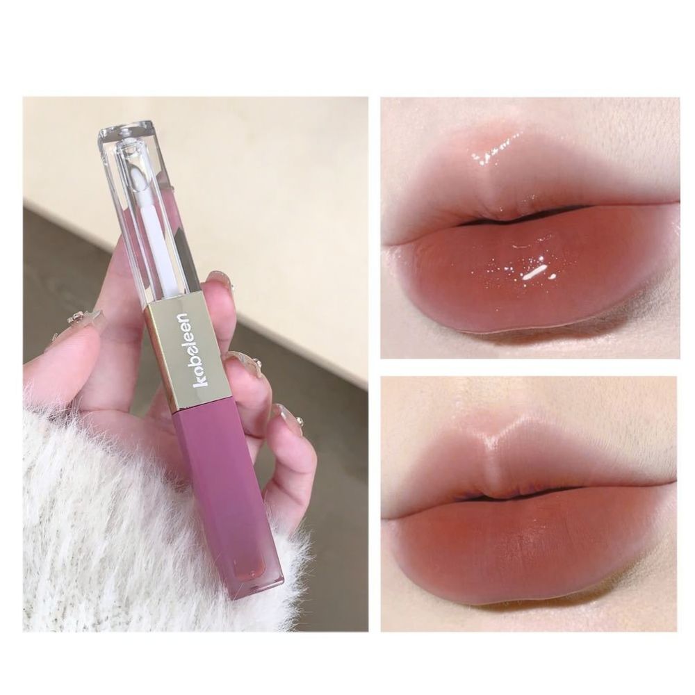 Matte Velvet Lip Tint Long Lasting - Para el labial de doble punta