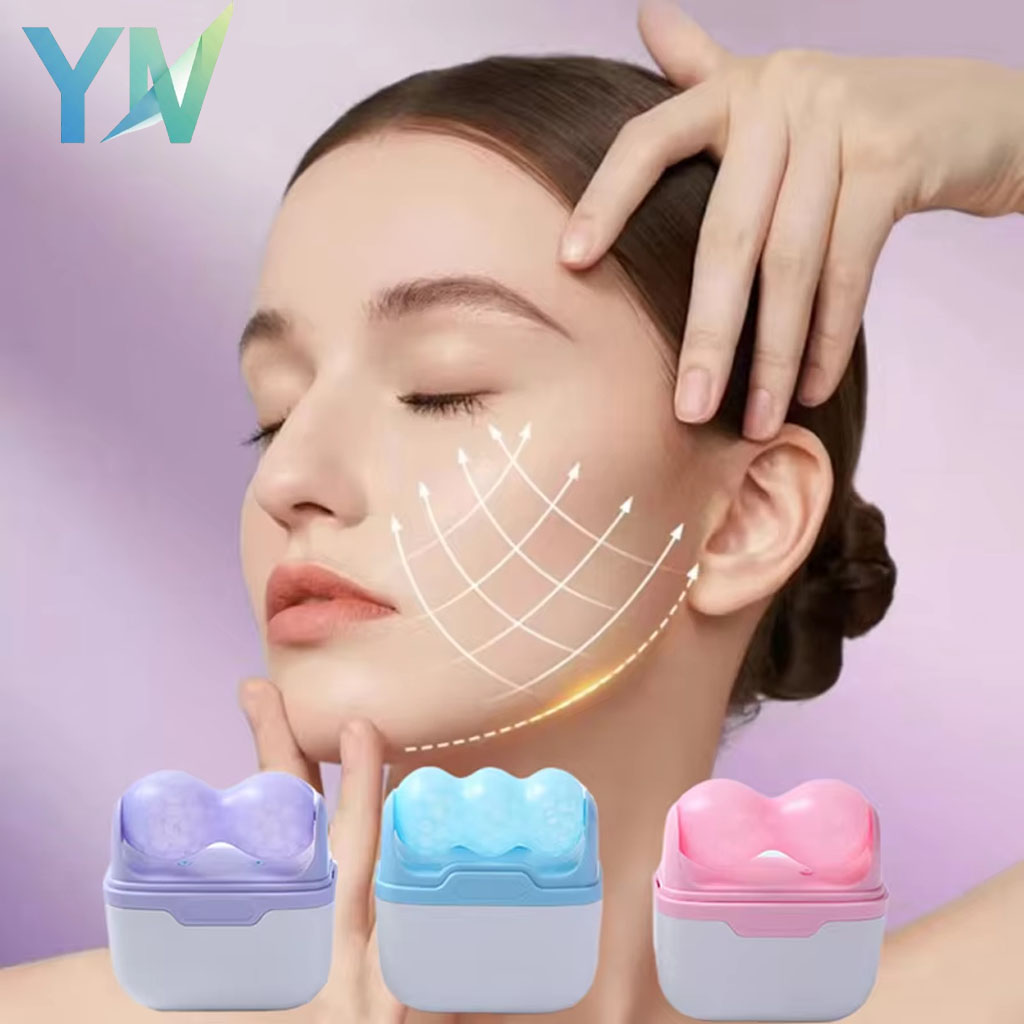 Face Ice Roller Puffiness - Rodillo de hielo de doble cabezal