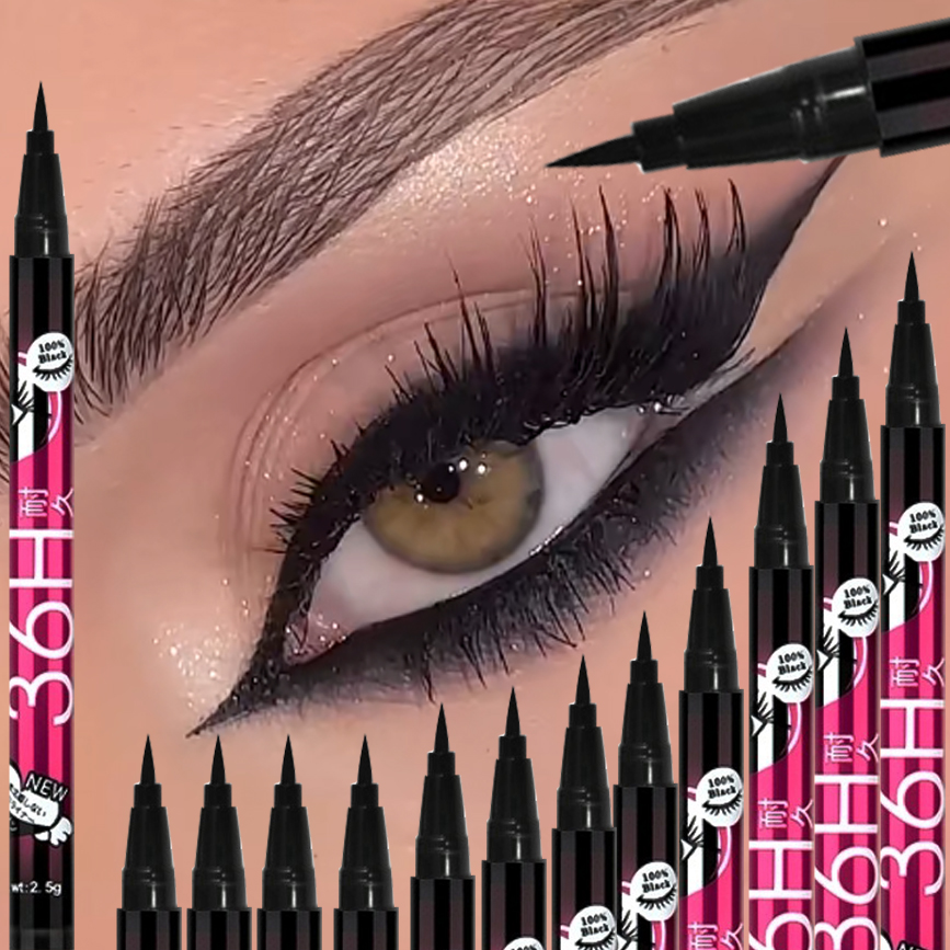 Waterproof Liquid Eyeliner Pen - Juego de delineador de ojos líquido