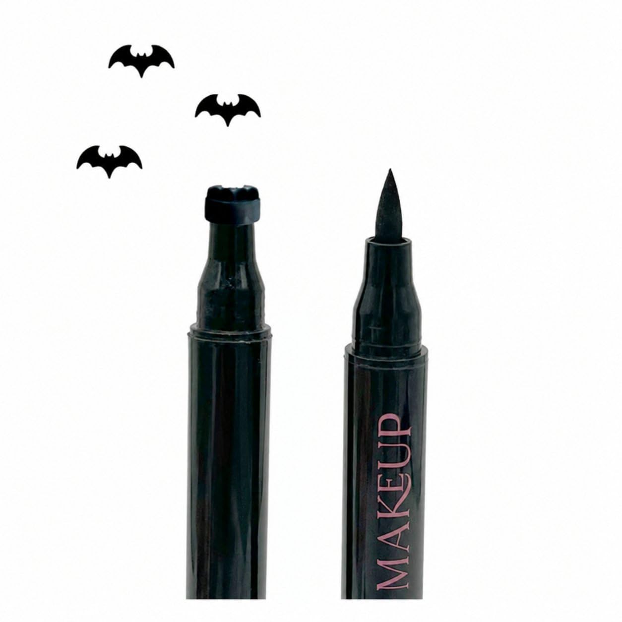 Waterproof Liquid Eyeliner Pen - Delineador de ojos de doble punta