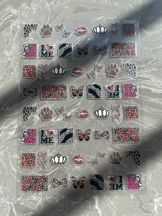 Nail Art - Mini Pegatinas de PVC con Patrones