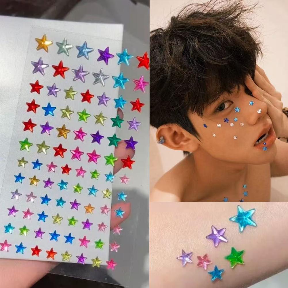 Nail Art - Pegatinas de Gemas de Cristal Coloridas