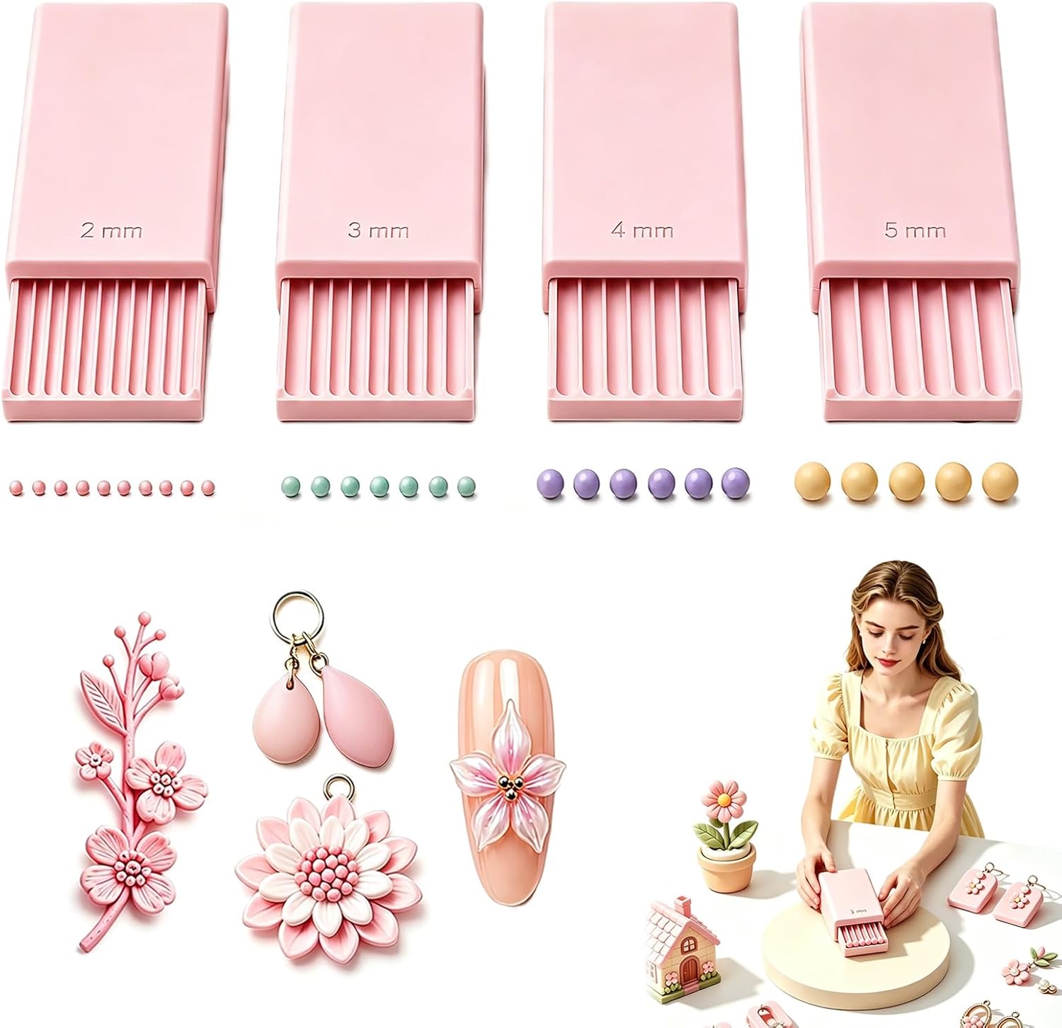 Nail Art - Herramienta para hacer bolas de gel