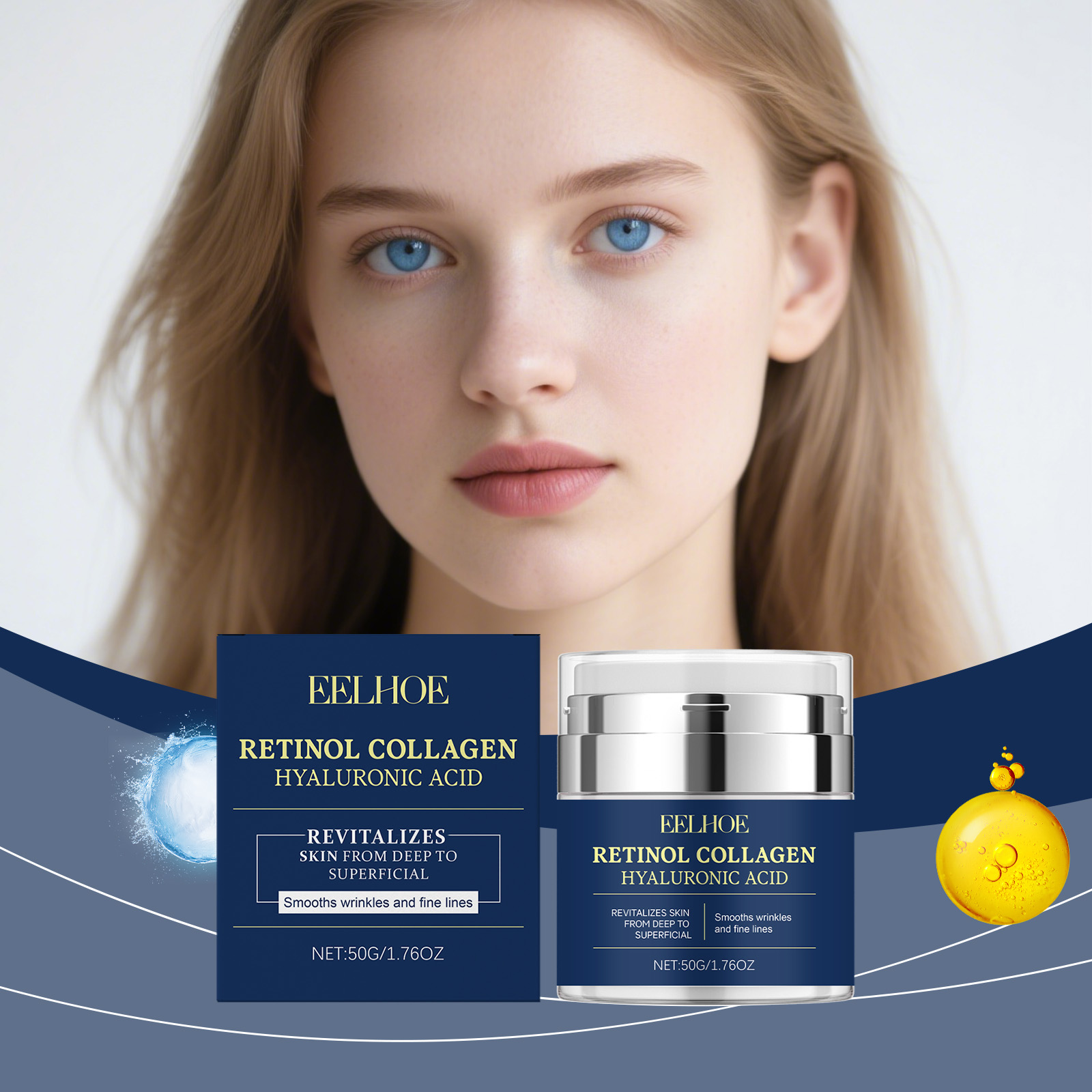 Retinol Anti Wrinkle Cream - EELHOE-crema de colágeno Retinol, eliminador de