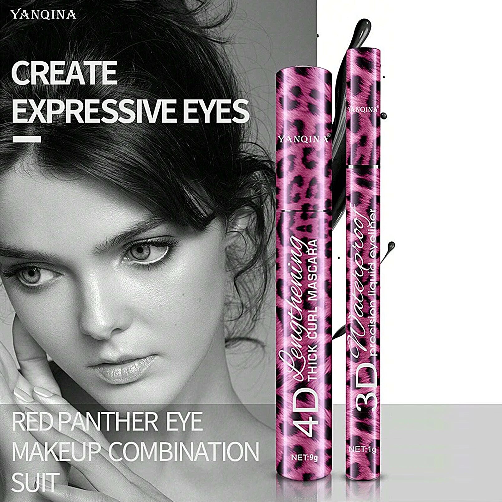YANQINA-delineador de ojos líq - Waterproof Liquid Eyeliner Pen reseña y precio