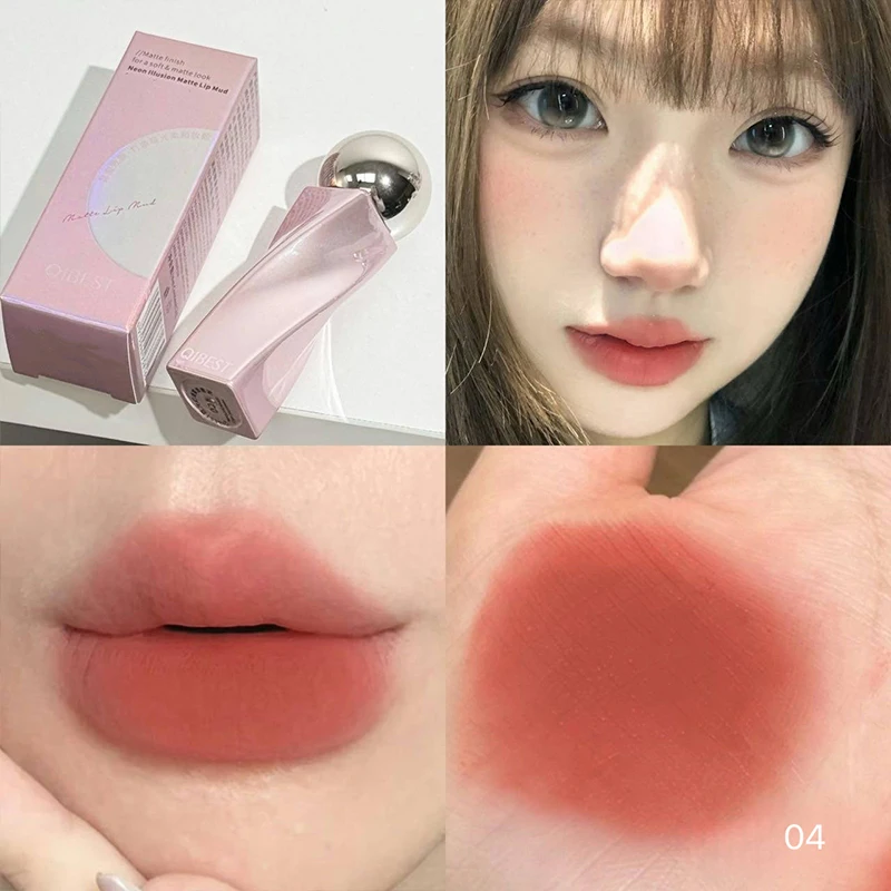 QIBEST Brillo Labial Mate Ater - Matte Velvet Lip Tint Long Lasting reseña y precio