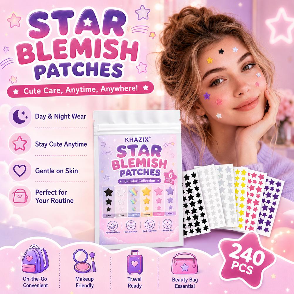 240 Parches Estrella para Gran - Hydrocolloid Pimple Patch reseña y precio