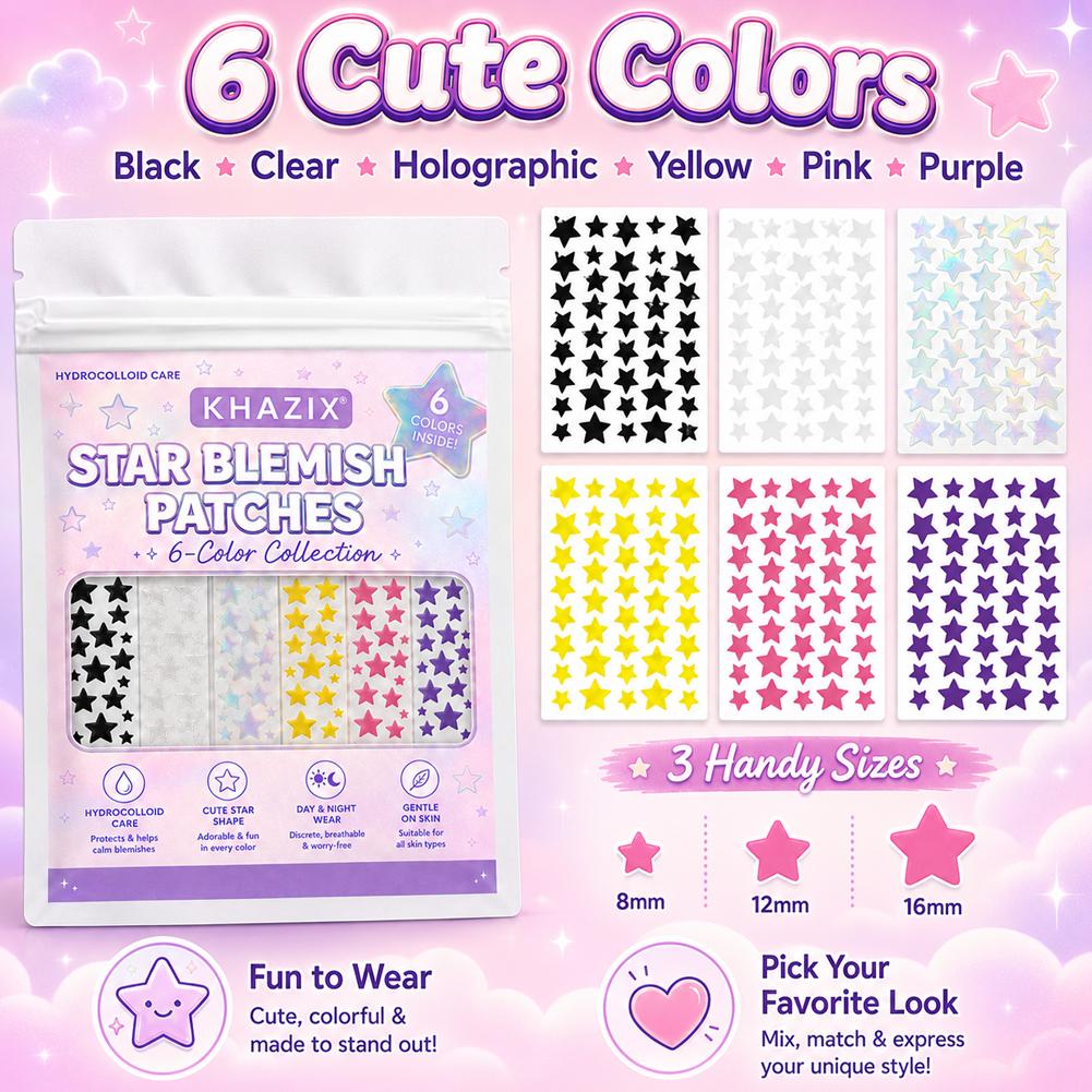 240 Parches Estrella para Gran - Hydrocolloid Pimple Patch reseña y precio