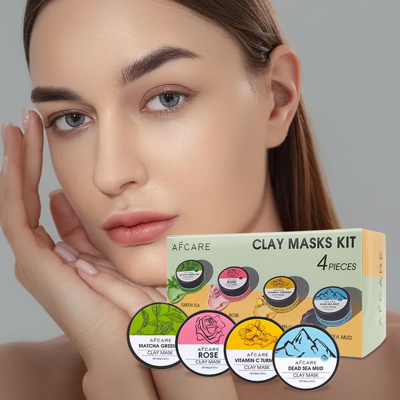 Set de 4 Mascarillas Faciales  - Green Tea Cleansing Clay Mask reseña y precio