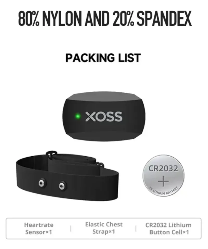 Sensor de Ritmo Cardíaco XOSS  - Health Monitors reseña y precio