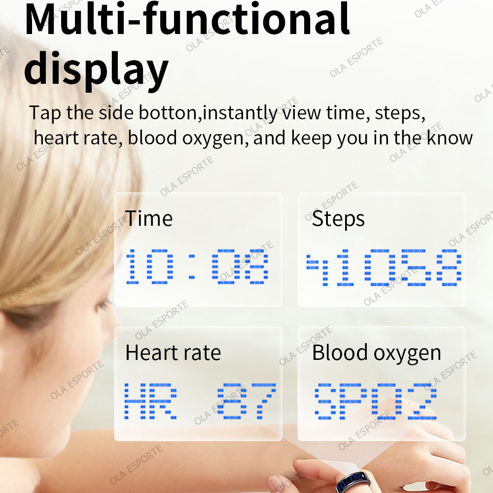 Anillo Inteligente con Pantall - Health Monitors reseña y precio