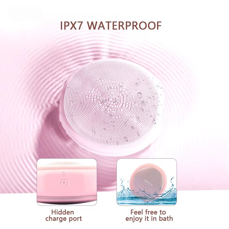 Cepillo de limpieza Facial con - Silicone Face Scrubber Electric reseña y precio