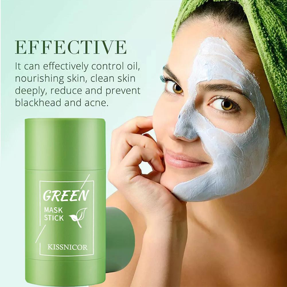 Mascarilla Facial en Barra de  - Green Tea Cleansing Clay Mask reseña y precio