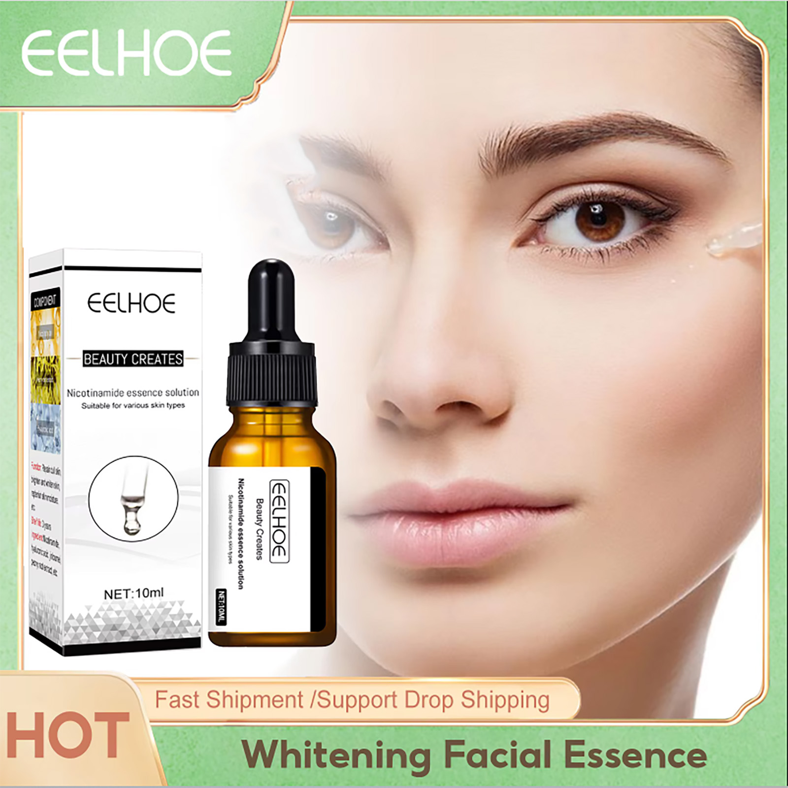 Suero Facial blanqueador, redu - Niacinamide Pore Shrinking Essence reseña y precio