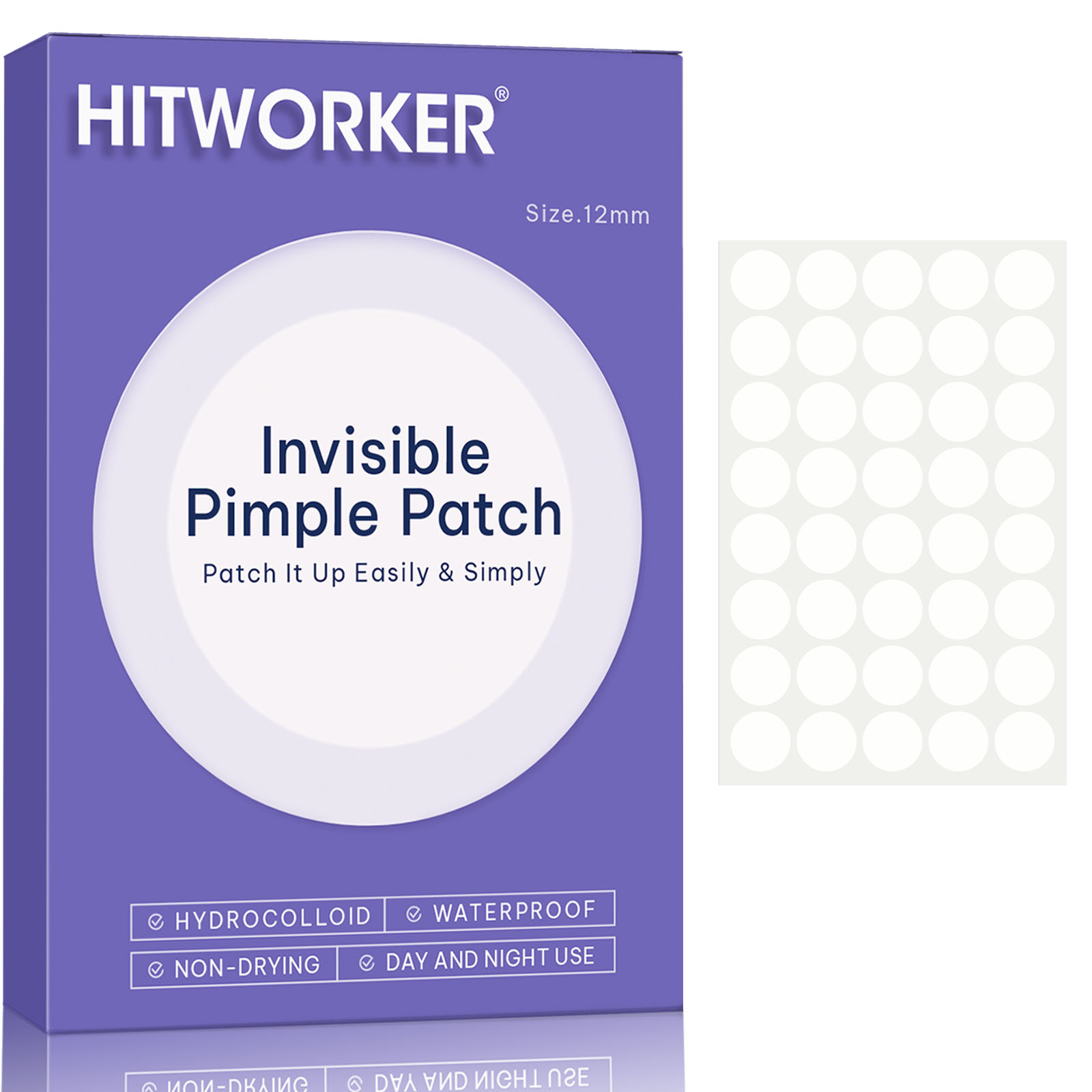Parche Hidrocoloide Invisible  - Hydrocolloid Pimple Patch reseña y precio