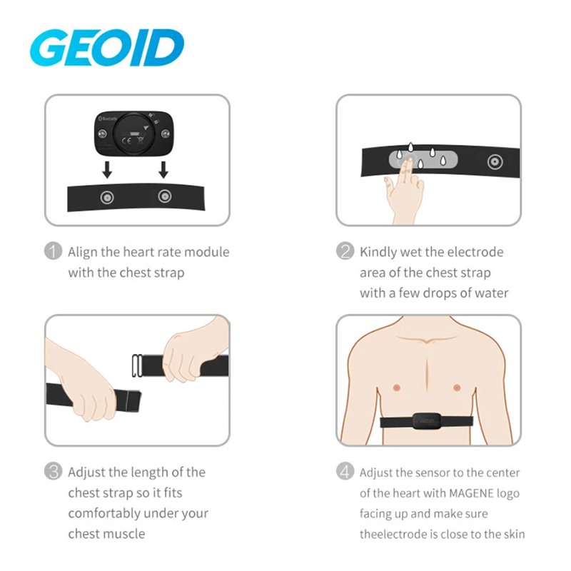 GEOID HS500 Sensor de correa d - Health Monitors reseña y precio