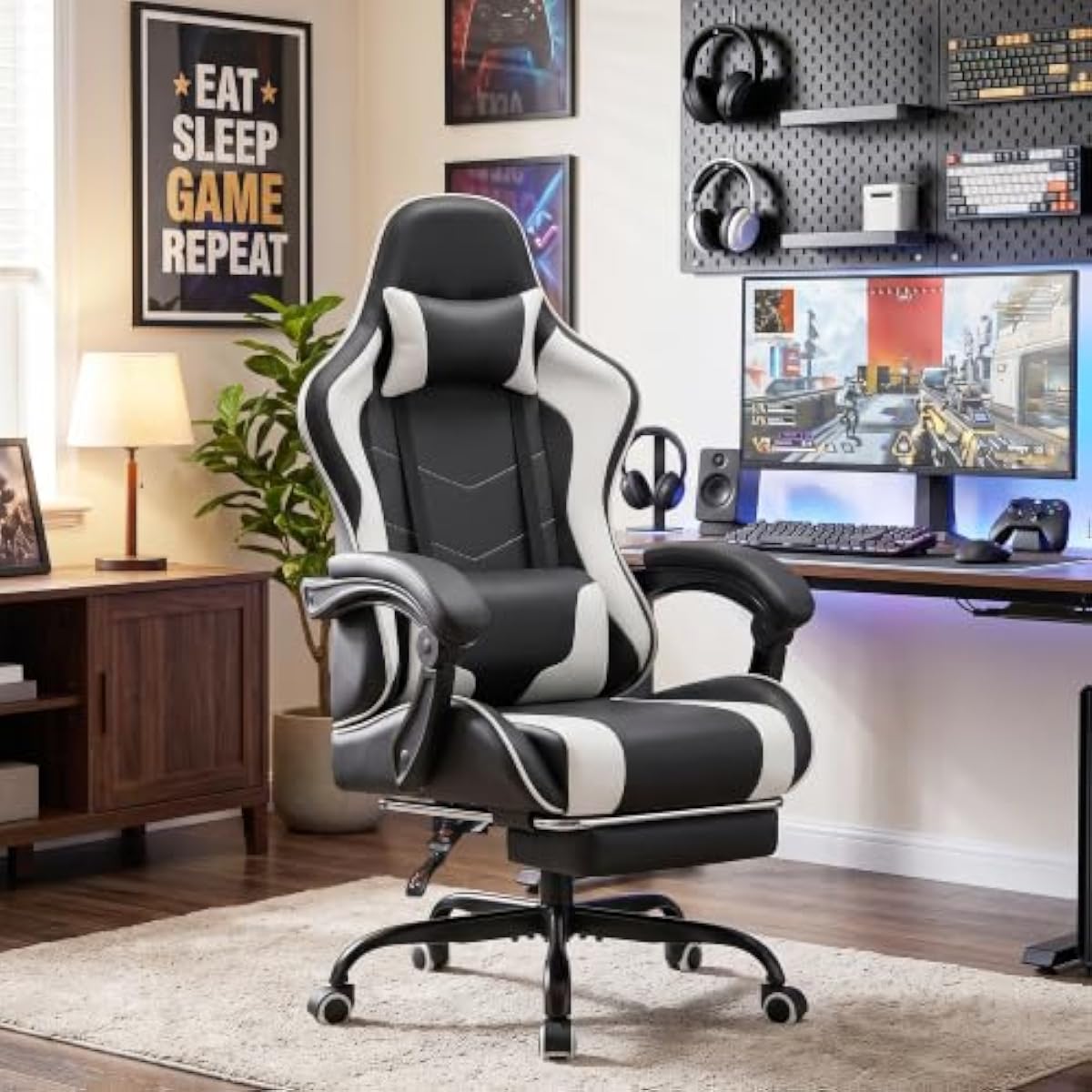 Silla Gaming con Altura Ajusta - Massage reseña y precio