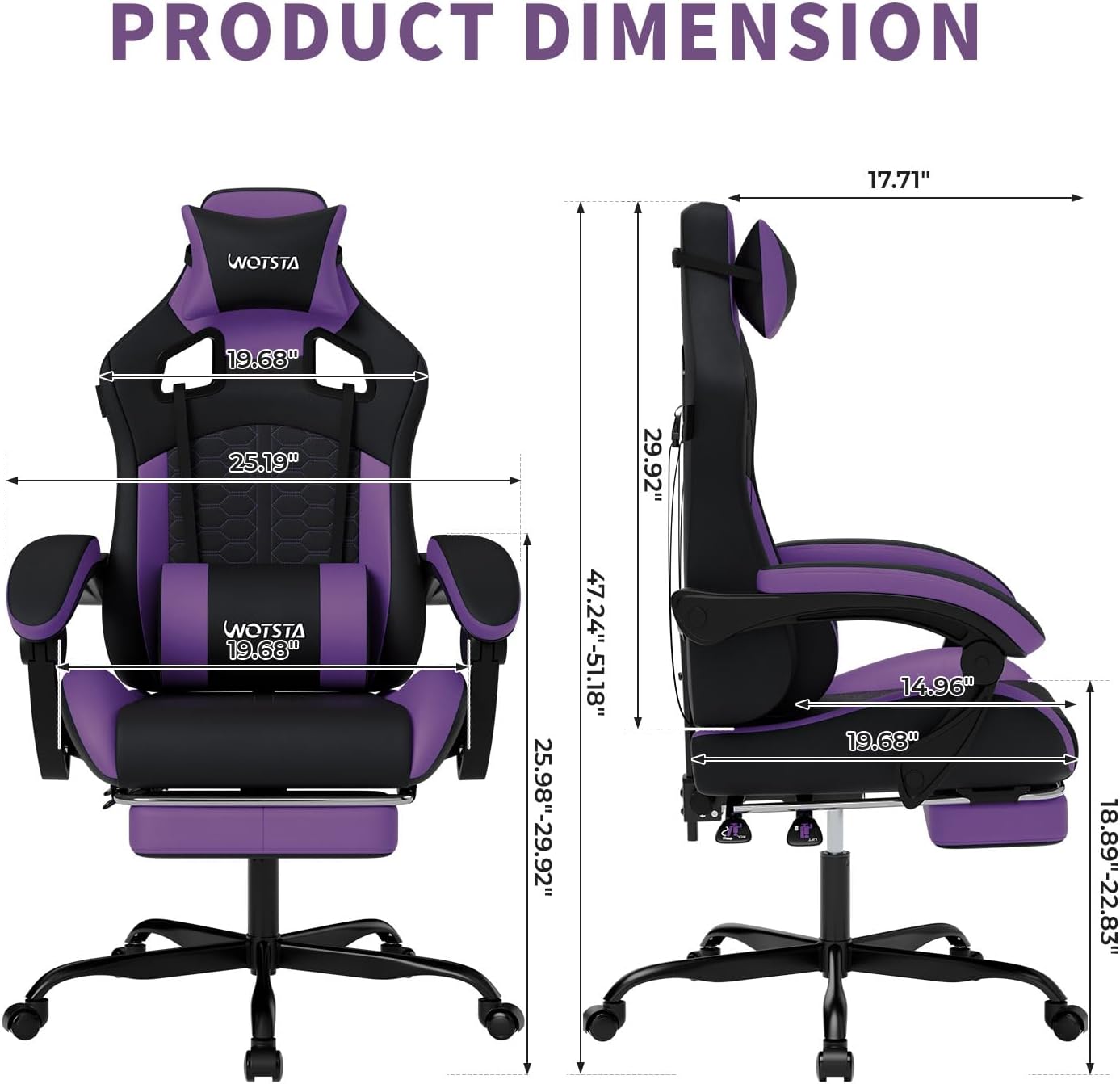 Silla de juego con función de  - Massage reseña y precio