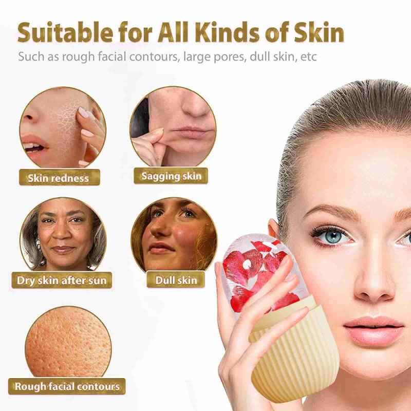 Rodillo facial de hielo, molde - Face Ice Roller Puffiness reseña y precio